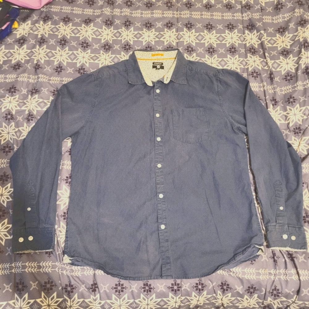 Alimens & Gentle Men's Long Sleeve Button-down